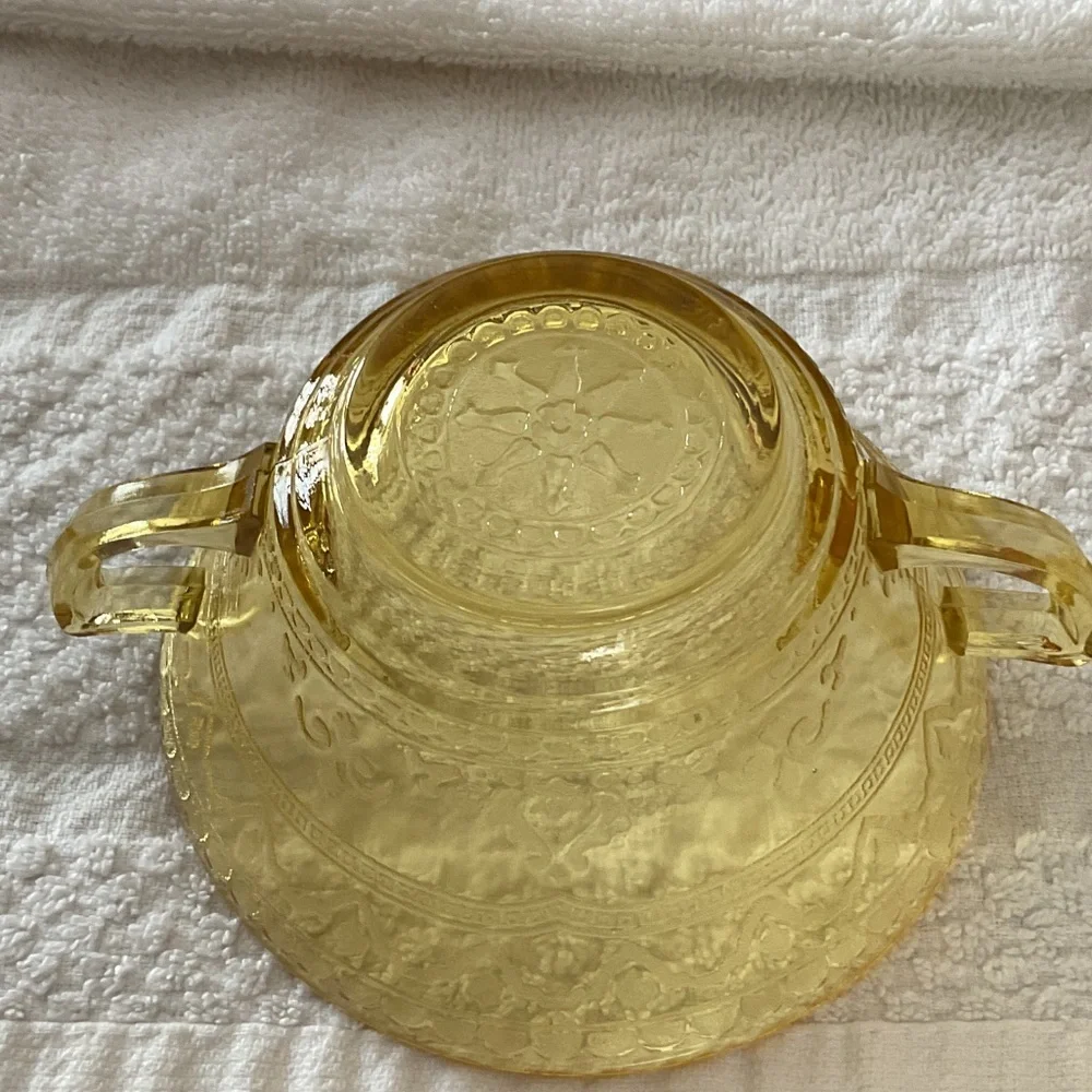 federal glass elegant amber